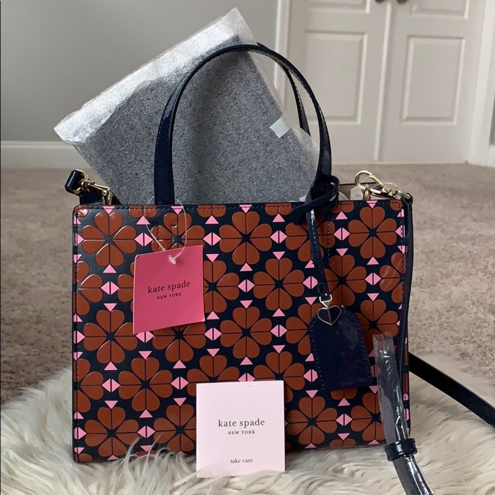 Taking Offers! kate spade Sam Spade Flower Satchel - Picture 3 of 14